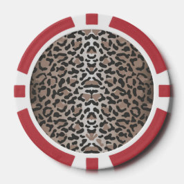 Luipaard Dierenprint - Poker Chips