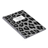 Luipaard Dierprint Huidpatroon Notitieboek (Rechterzijde)