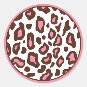 Luipaard Dierprint Stickers