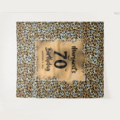 Luipaard Dierprint Wandkleed (Voorkant (horizontaal))