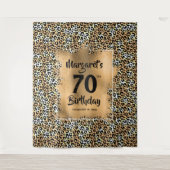 Luipaard Dierprint Wandkleed (Voorkant)