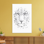 Luipaard door Svetlana Ledneva-Schukina G028 Canvas Afdruk (Insitu (Woonkamer))