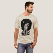 Luipaard en de nacht t-shirt (Voorkant volledig)