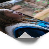 Luipaard en Kind Portret Poster (Hoek)
