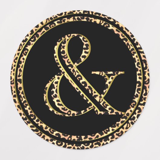 Luipaard en labels (Design 2)