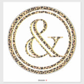 Luipaard en sticker (Vel)