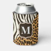 Luipaard en Zebra Blikjeskoeler (Blikje Achterkant)