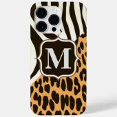 Luipaard en Zebra Case-Mate iPhone Case (Achterkant)