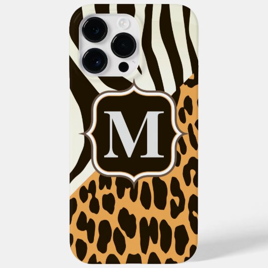 Luipaard en Zebra Case-Mate iPhone Case (Achterkant)
