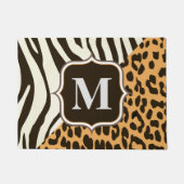 Luipaard en Zebra Deurmat (Voorkant)