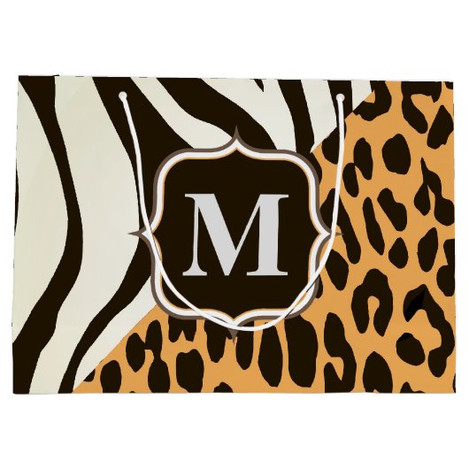 Luipaard en Zebra Groot Cadeauzakje (Achterkant)