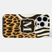 Luipaard en Zebra iPhone Hoesje (Achterkant horizontaal)