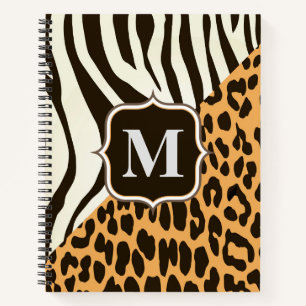 Luipaard en Zebra Notitieboek