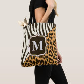 Luipaard en Zebra Tote Bag (Dichtbij)