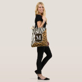 Luipaard en Zebra Tote Bag (Op model)