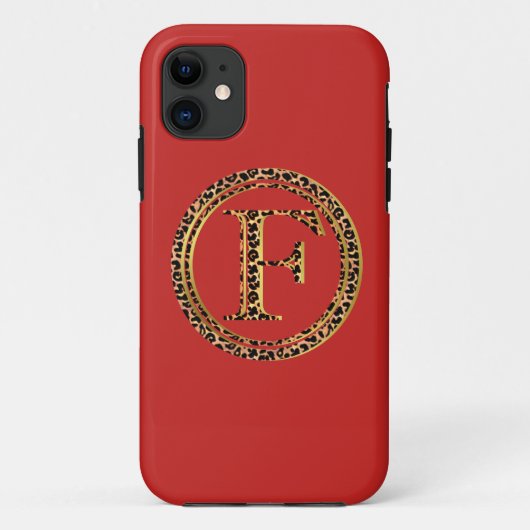 luipaard F Case-Mate iPhone Case (Achterkant)