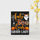 Luipaard Fab Boo Lous Lunch Dames Matching Groep T Kaart (Gele Bloem)