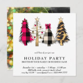 *~* Luipaard FOTO Fun AP20 Kerstfeest Kaart (Voorkant / Achterkant)