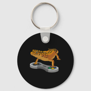Luipaard Gecko Bearded Dragon Gift Kinder Cool Gam Sleutelhanger