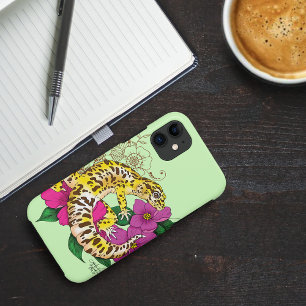 Luipaard Geel Gecko Groen Case-Mate iPhone Case