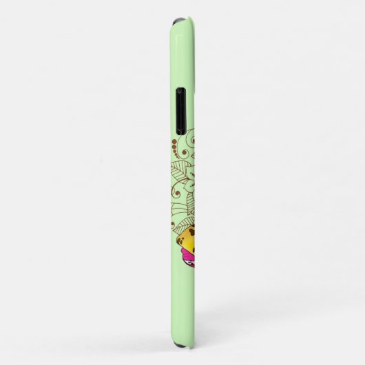 Luipaard Geel Gecko Groen Case-Mate iPhone Case (Achterkant/rechts)