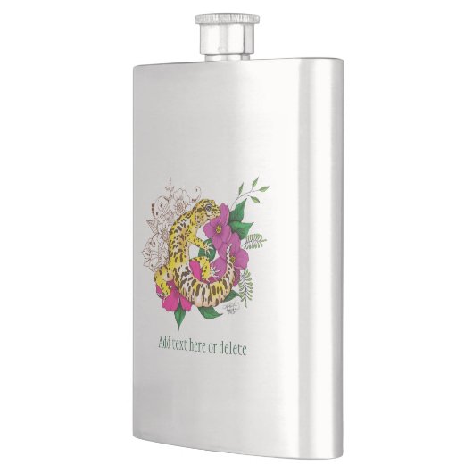 Luipaard Geel Gecko Groen Flacon (Links)