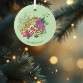 Luipaard Geel Gecko Groen Glas Ornament