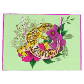 Luipaard Geel Gecko Groen Groot Cadeauzakje (Achterkant)