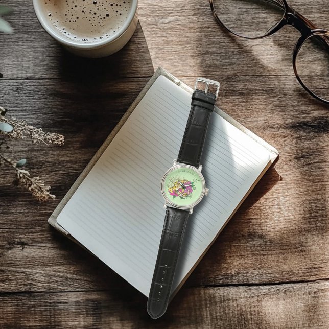 Luipaard Geel Gecko Groen Horloge (Creator heeft geüpload)