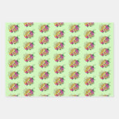 Luipaard Geel Gecko Groen Inpakpapier Vel (Voorkant)