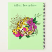Luipaard Geel Gecko Groen Planner (Achterkant)
