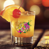 Luipaard Geel Gecko Groen Shot Glas