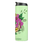 Luipaard Geel Gecko Groen Thermosbeker (Geroteerd rechts)