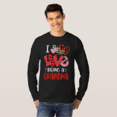 Luipaard Gefeliciteerd Moederdag Ik hou ervan oma T-shirt (Voorkant volledig)