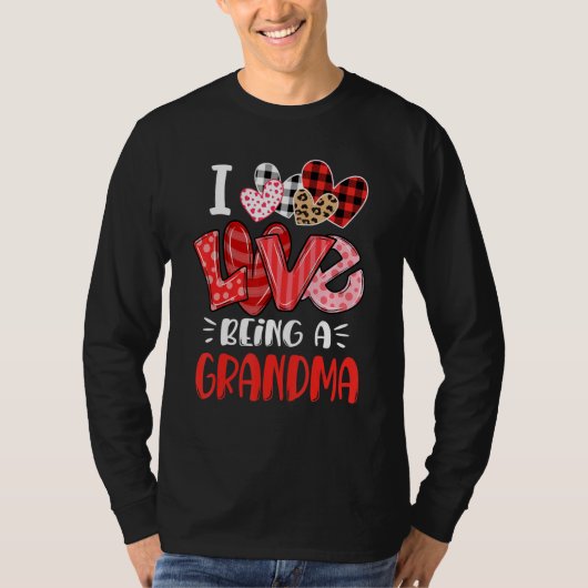 Luipaard Gefeliciteerd Moederdag Ik hou ervan oma T-shirt (Voorkant)