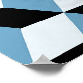 Luipaard geometrisch, dierlijke huid ontwerp. poster (Hoek)