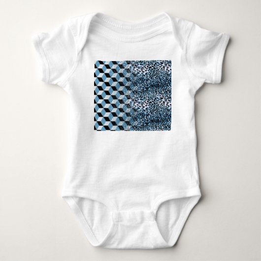 Luipaard geometrisch, dierlijke huid ontwerp. romper (Voorkant)