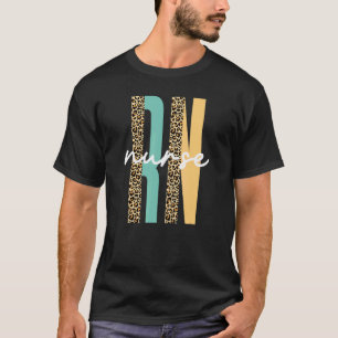 Luipaard Geregistreerd Rn Verpleegster Er Nicu Lpn T-shirt
