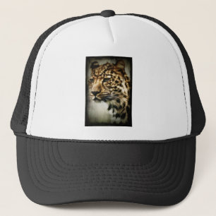 Luipaard gezicht trucker pet