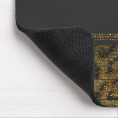 Luipaard Glitter Pailletten Glam Chic Modern Bling Muismat (Hoek)