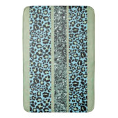 Luipaard Glitter Strepen Glam 2 Badmat (Voorkant Verticaal)