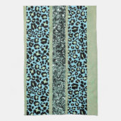 Luipaard Glitter Strepen Glam 2 Theedoek (Verticaal)