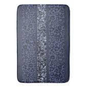 Luipaard Glitter Strepen Glam 5 Badmat (Voorkant Verticaal)