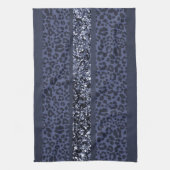 Luipaard Glitter Strepen Glam 5 Theedoek (Verticaal)