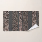 Luipaard Glitter Strepen Glam 6 Bad Handdoek (Handdoek)
