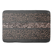 Luipaard Glitter Strepen Glam 6 Badmat (Voorkant)