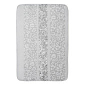 Luipaard Glitter Strepen Glam 7 Badmat (Voorkant Verticaal)