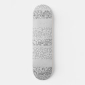 Luipaard Glitter Strepen Glam 7 Persoonlijk Skateboard (Voorkant)