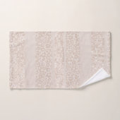 Luipaard Glitter Strepen Glam 8 Bad Handdoek (Handdoek)