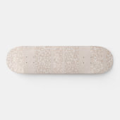 Luipaard Glitter Strepen Glam 8 Persoonlijk Skateboard (Horizontaal)
